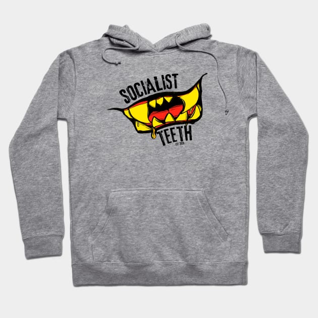 Socialist Teeth Hoodie by Baja Gryphon